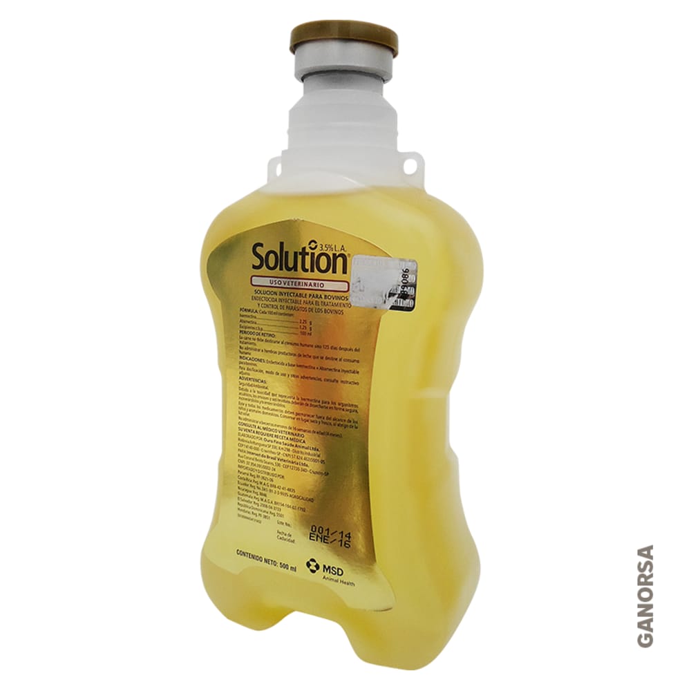 Imagen de SOLUTION L.A. 3.5% X 500 ML.