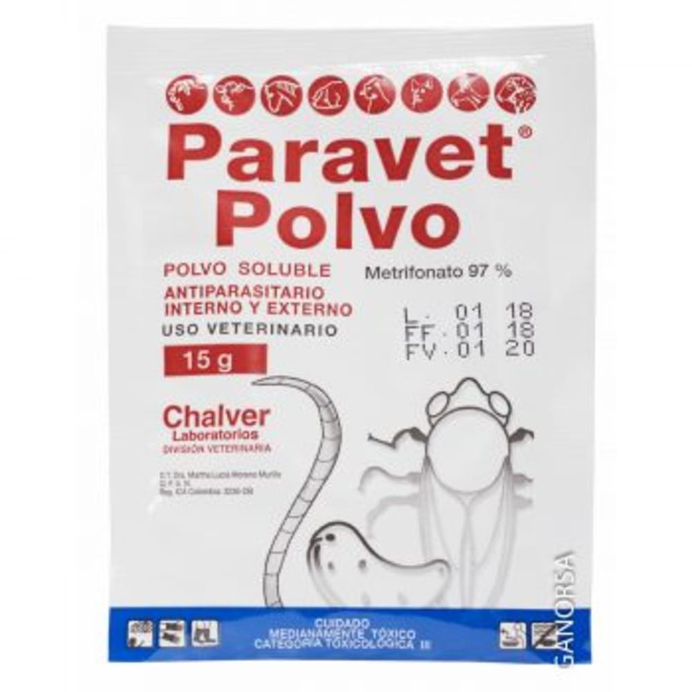 Imagen de PARAVET POLVO X 15 GRAMOS