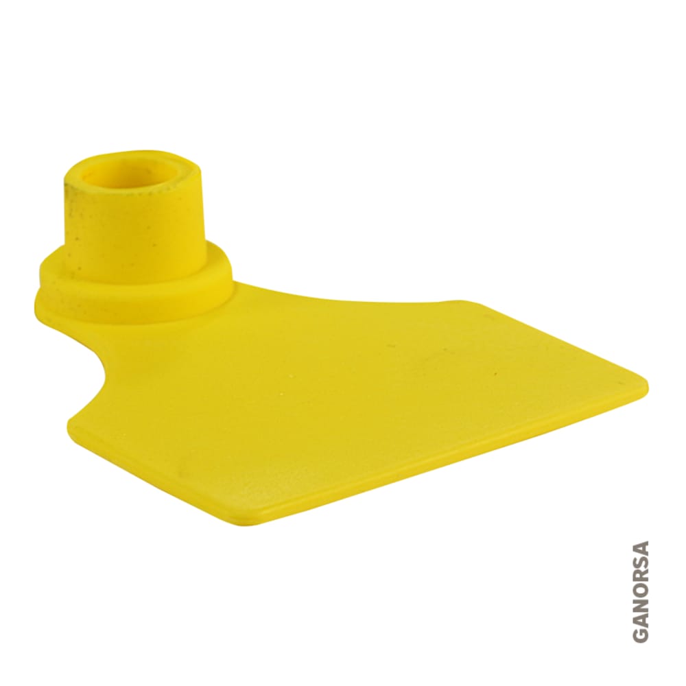 Imagen de ARETE CARANEXT GRANDE AMARILLO NUMERADO BOLSA DE 1 A 100