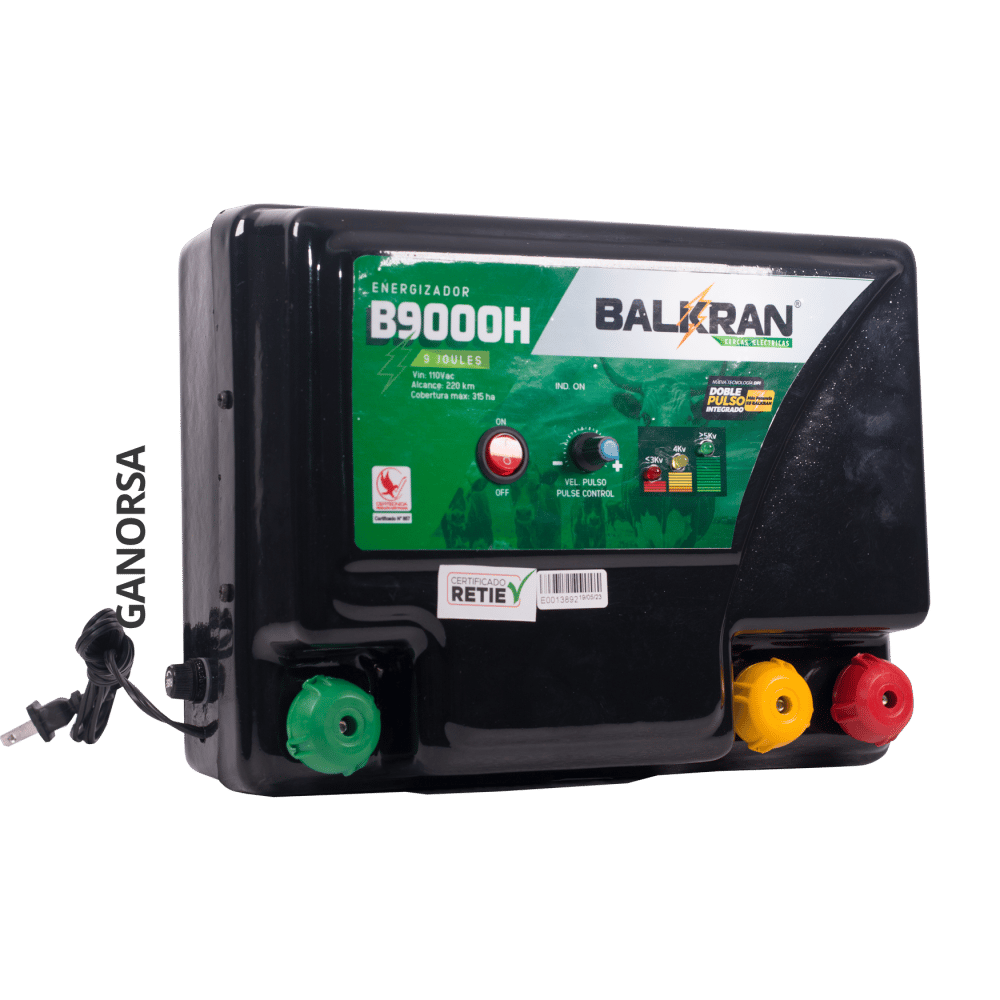 Imagen de ENERGIZADOR BALKRAN B9000H 220KM 110V (con voltimetro)