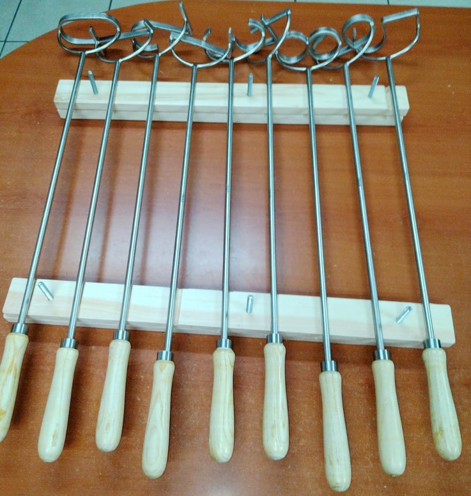 Imagen de JUEGO DE FIERROS DE ACERO INOXIDABLE DEL 0 AL 9 (6CM)