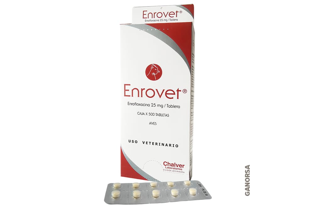 Imagen de ENROVET TABLETAS 25 MG X 500