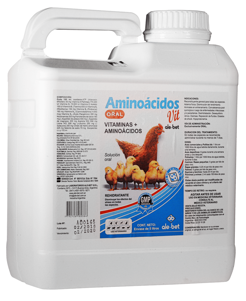 Imagen de AMINOACIDOS 5 LITROS