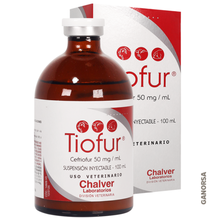 TIOFUR 50 MG SUSP INY FRASCO X 100 ML