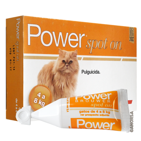 POWER SPOT ON GATOS 4 A 8 KG.