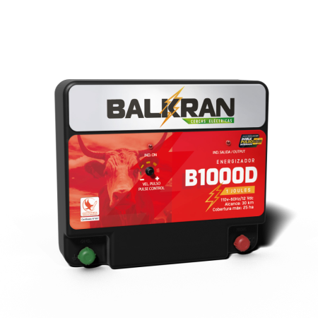 ENERGIZADOR BALKRAN B1000D 30KM 12V/110V