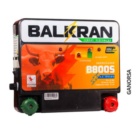 ENERGIZADOR BALKRAN B800S 15KM 12V/110V