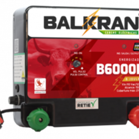 ENERGIZADOR BALKRAN B6000D 150KM 12V/110V