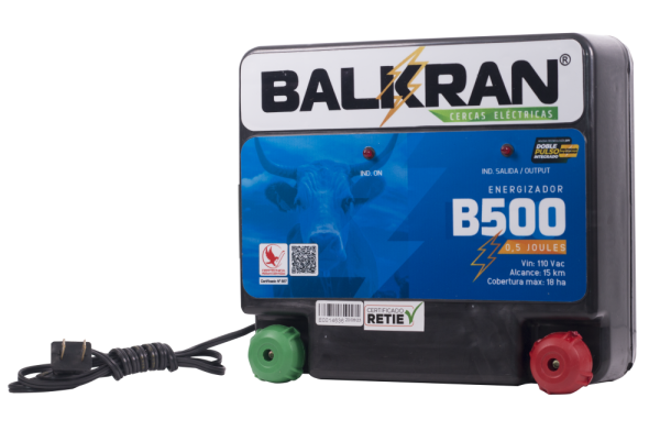 ENERGIZADOR BALKRAN B500 15KM 110V