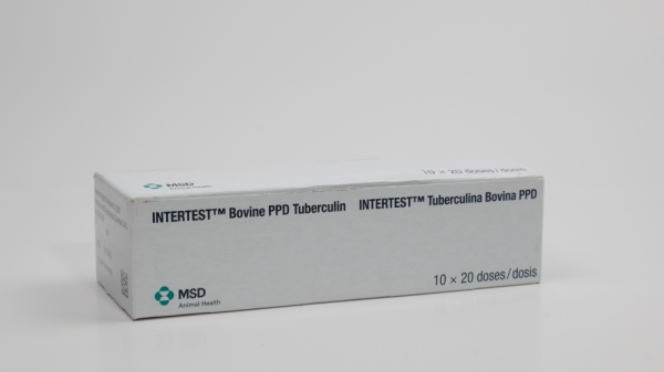 INTERTEST BOVINE PPD TUBERCULIN 10 X 20 DOSIS