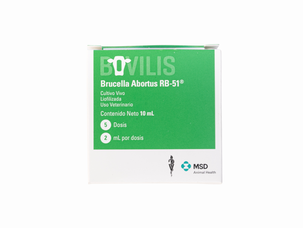 BRUCELLA ABORTUS RB51 5 DOSIS