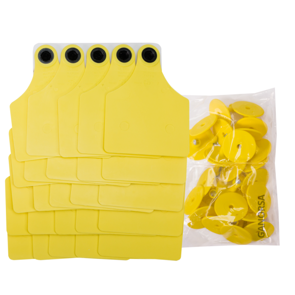 ARETE EXTRA GRANDE ALLFLEX MAXI ULTRA AMARILLO 25 U