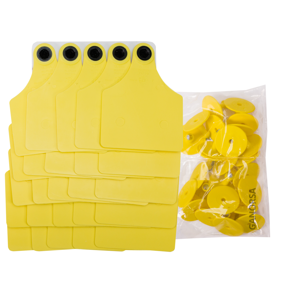 ARETE EXTRA GRANDE ALLFLEX MAXI ULTRA AMARILLO 25 U
