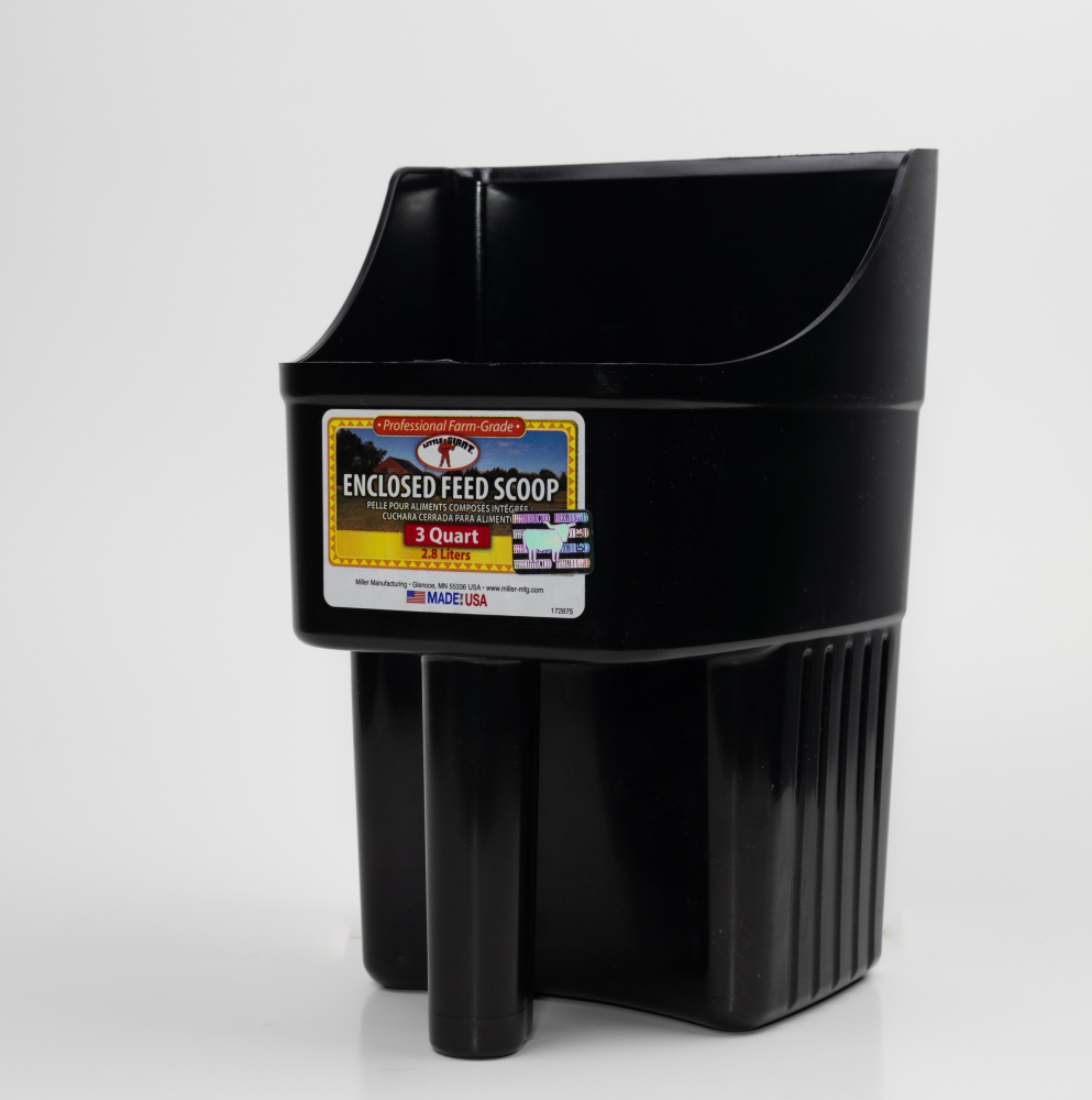 PALA DISPENSADORA DE ALIMENTOS LITTLE GIANT NEGRO 3 LT